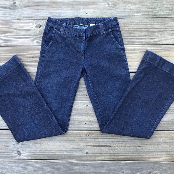 J. Crew Women Jeans Blue Denim Jeans Boot Cut Size
